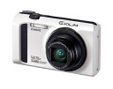 【中古】 CASIO デジタルカメラ EXILIM ホワイト EX-ZR100WE