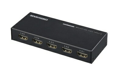 【中古】 グリーンハウス 4K対応HDMIセレクタ 手動切替モデル 5入力/1出力 PS4/Nintendo Switch動作確認済 GH-HSWH5-BK