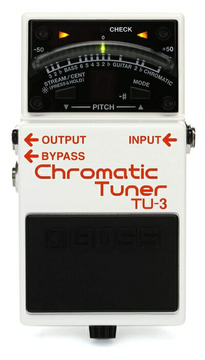 【中古】 BOSS ボス CHROMATIC TUNER クロマチック・チューナー TU-3