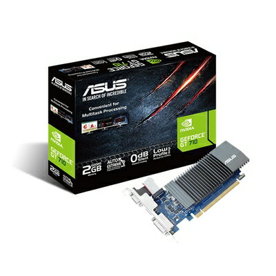 【中古】 ASUS NVIDIA GeForce GT 710 / 2GB GDDR5 / HDMI 2.0b / HDMI 1.4a / ファンレス設計 / 2slot / GPU Tweak II / GT710-SL-2GD5-BRK 【中古】 ASUS NVIDIA GeForce GT 710 / 2GB GDDR5 / HDMI 2.0b / HDMI 1.4a / ファンレス設計 / 2slot / GPU Tweak II / GT710-SL-2GD5-BRK