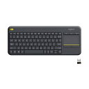【中古】 Logitech Wrls Touch KB K400plus