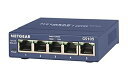 【中古】 NETGEAR ネットギア GS105 ギガ5ポート アンマネージ・スイッチ