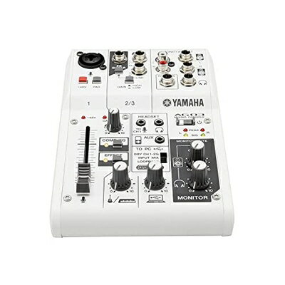 【中古】 ヤマハ YAMAHA ウェブキャスティングミキサー オーディオインターフェース 3チャンネル AG03 インターネット配信に便利な機能付き 音楽制作ア...