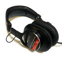 【中古】 SONY 有線 密閉型スタジオモニターヘッドホン 黒 MDR-CD900ST