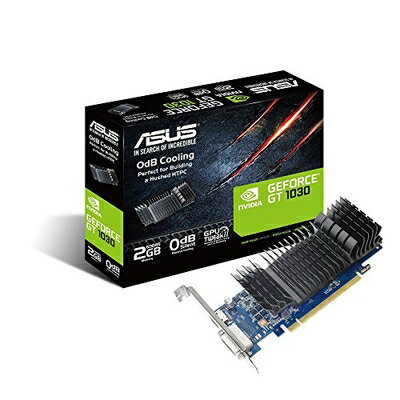 【中古】 ASUSTek NVIDIA GT1030搭載ビデオカード GT1030-SL-2G-BRK