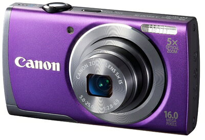 【中古】 Canon デジタルカメラ PowerShot A3500 IS(パープル) 広角28mm 光学5倍ズーム PSA3500IS(PR)
