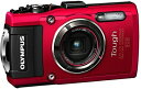 【中古】 OLYMPUS デジタルカメラ STYLUS TG-4 Tough レッド 1600万画素CMOS F2.0 15m 防水 100kgf耐荷重 GPS+電子コンパス&内蔵Wi-Fi TG-4 RED