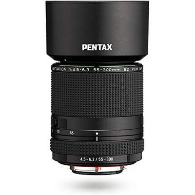 【中古】 ペンタックス HD PENTAX-DA 55-300mmF4.5-6.3ED PLM WR RE 望遠ズームレンズ 21277