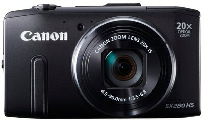 【中古】 Canon デジタルカメラ Power Shot SX280HS 約1210万画素 光学20倍ズーム ブラック PSSX280HS