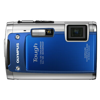 【中古】 OLYMPUS 防水デジタルカメラ TOUGH TG-610 ブルー 5m防水 1.5m耐落下衝撃 -10℃耐低温 1400万画素 3Dフォト機能 Eye-Fiカード対応 TG-610 BLU