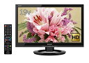 【中古】 シャープ 19V型 液晶 テレビ AQUOS LC-19K30-B ハイビジョン 外付HDD対応(裏番組録画) ブラック 2015年モデル
