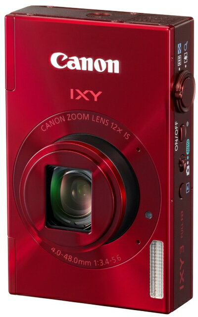 【中古】 Canon デジタルカメラ IXY 3 約1010万画素 光学12倍ズーム レッド IXY3(RE)