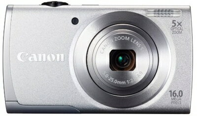 【中古】 Canon デジタルカメラ PowerShot A2600 約1600万画素 光学5倍ズーム シルバー PSA2600(SL)