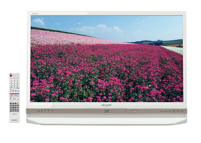 【中古】 シャープ 32V型 液晶 テレビ AQUOS LC-32R30-W ハイビジョン インターネット(AQUOS City)対応 ブルーレイ内臓HDD搭載(2番組同時録画対応)2画面表示 2015年モデル