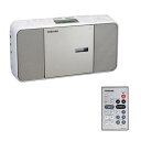 【中古】 東芝 CDラジオ TY-C300(N) リモコン付 スリムボディモデル ワイドFM マイク端子 サテンゴールド 語学学習対応