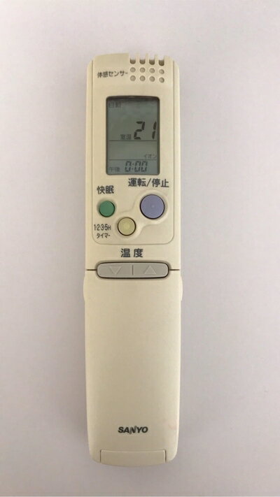 【中古】 サンヨー エアコンリモコン RCS-ZU1