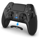 【中古】 PS4コントローラー【2022新型】背面ボタン ワイヤレス4コントローラー スリープ復帰800mAh大容量バッテリー 12-16時間連続使用 6核HD...