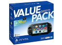 【中古】 PlayStation Vita 16GB バリューパック ブラック