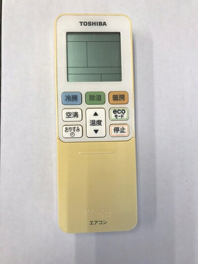 【中古】 東芝 エアコンリモコン WH-TA04EJ