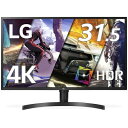 【中古】 LG モニター ディスプレイ 32UK550-B 31.5インチ/4K/HDR10/VA非光沢/HDMI×2、DP/FreeSync/スピーカー/高さ...