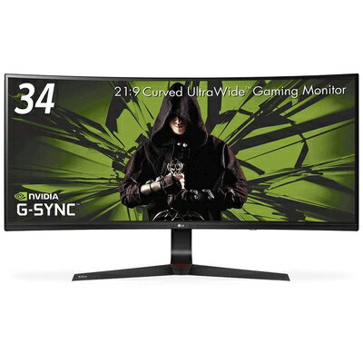 【中古】 LG ゲーミング ディスプレイ モニター 34UC89G-B 34インチ/21:9 曲面Ultra Wide/IPS 非光沢/144Hz/G-Sync対応/DisplayPort,HDMI,USB 【中古】 LG ゲーミング ディスプレイ モニター 34UC89G-B 34インチ/21:9 曲面Ultra Wide/IPS 非光沢/144Hz/G-Sync対応/DisplayPort,HDMI,USB