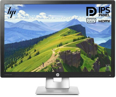 【中古】 HP EliteDisplay 24インチ E242 IPSパネル/非光沢/1920×1200/HDMI/DP/VGA/LEDワイド/高さ調整/画面回転/Switch/PS対応