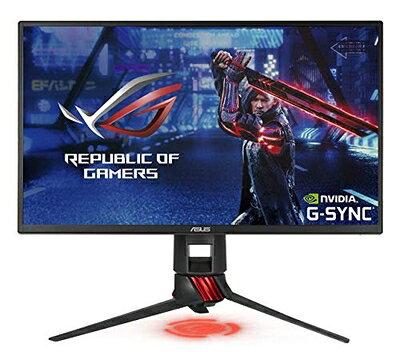 【中古】 ASUS ゲーミングモニター 24.5インチ ROG STRIX XG258Q(1ms/240Hz/HDMI×2/DP/スリムベゼル/G-SYNC対応/FreeSync対応/昇降ピボット/VESA)