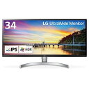 【中古】 LG モニター ディスプレイ 34WK650-W 34インチ/21:9 ウルトラワイド/HDR対応/IPS 非光沢/HDMI×2、DisplayPor...