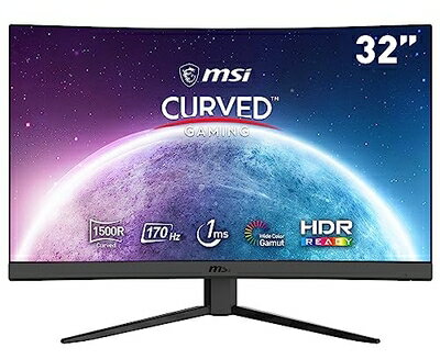 【中古】 MSI Optix G32CQ4 E2 QHD 1500R 曲率16:9 アスペクト比 ノングレア スーパーナローベゼル 1ms 2560 x 1440 170Hz リフレッシュレート チルト調整 AMD FreeSync 32インチ 【中古】 MSI Optix G32CQ4 E2 QHD 1500R 曲率16:9 アスペクト比 ノングレア スーパーナローベゼル 1ms 2560 x 1440 170Hz リフレッシュレート チルト調整 AMD FreeSync 32インチ