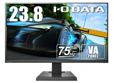 【中古】 I-O DATA ゲーミングモニター 23.8型 75Hz 4ms(GTG) VAパネル フレームレス PS4 HDMI×2 DP×1 LCD-DF241SXVB