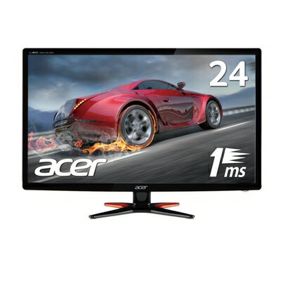 【中古】 Acer モニター ディスプレイ GN246HLBbid (24インチ/TN/非光沢/1920x1080/フルHD/ミニD-Sub15ピン,DVI-DL(Dual Link対応)、HDMI v1.4)