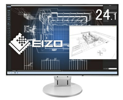 【中古】 EIZO FlexScan 24.1インチ ディスプレイ モニター (WUXGA/IPSパネル/ノングレア/ホワイト/5 無輝点保証) EV2456-RWT