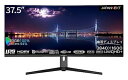 【中古】 JAPANNEXT 37.5インチ曲面 IPSパネル UWQHD+(3840 x 1600)解像度 ウルトラワイドモニター JN-IPSC375UWQ...