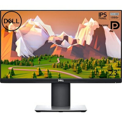 【中古】 Dell 21.5インチ液晶モニター P2219H 3辺狭額縁ベゼル IPSパネル 1920x1080 FULLHD HDMI USB3.0 ゲーム機対応 画面回転 高さ調整 PS3 PS4 PS5 XBOX Switch対応 ノングレア ディスプレイ