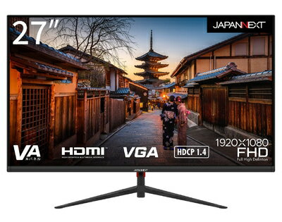 【中古】 JAPANNEXT 27インチ HDMI/VGA搭載フルHD液晶モニター JN-V27FLFHD