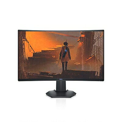 【中古】 (デル) Dell 144Hz ゲーミングモニター 27インチ 湾曲モニター FHD(1920×1080)のディスプレイ Nvidia G-SyncとAMD FreeSync HDMI/DisplayPort VESA対応 グレー - S2721HGF