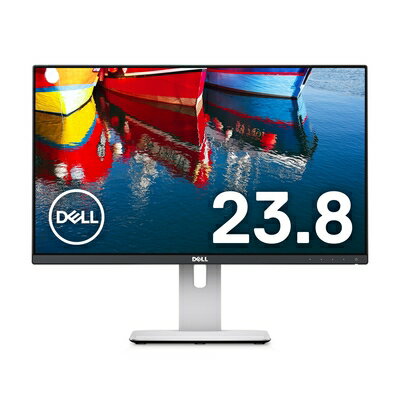 【中古】 Dell ディスプレイ モニター U2414H 23.8インチ/フルHD/IPS非光沢/8ms/HDMIx2,DPx2(MST)/USBハブ/フレームレス