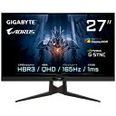 【中古】 ゲーミングモニター GIGABYTE AORUS FI27Q-P (27型/QHD/IPSノングレア/平面モニター)(2)