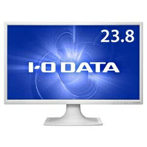 【中古】 I-O DATA 「5年保証」23.8型ワイド液晶ディスプレイ ホワイト