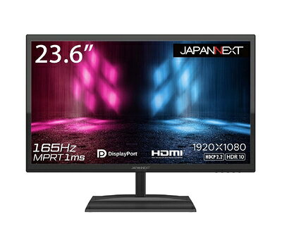 【中古】 JAPANNEXT 23.6型 フルHD(1920x1080) 液晶ゲーミングモニター JN-GT236FHDR165 HDMI DP 165Hz 144Hz