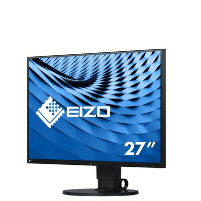 【中古】 EIZO FlexScan 27.0インチ ディスプレイ モニター (WQHD/IPSパネル/ノングレア/ブラック/無輝点保証) EV2780-BK