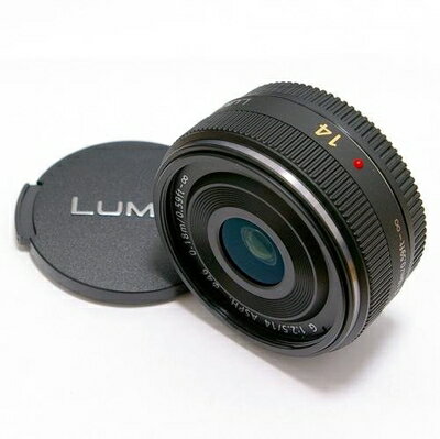 【中古】 Panasonic LUMIX G 14mm F2.5 ASPH. H-H014