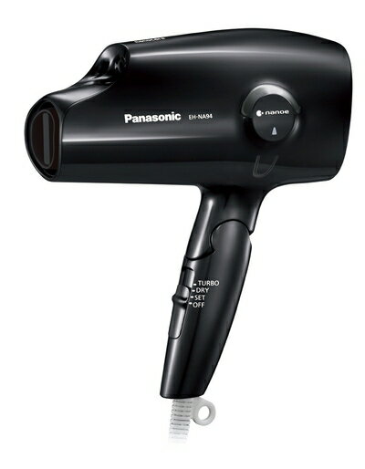 【中古】 パナソニック ヘアードライヤー ナノケア 黒 EH-NA94-K