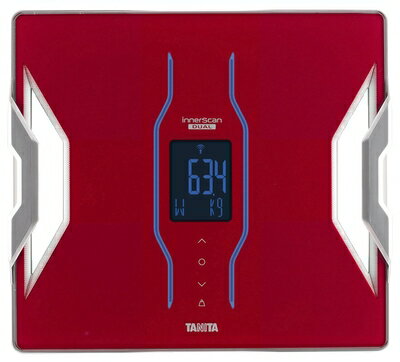 【中古】 タニタ デュアルタイプ体組成計 インナースキャンデュアル スマホ対応 レッド RD-902-RD