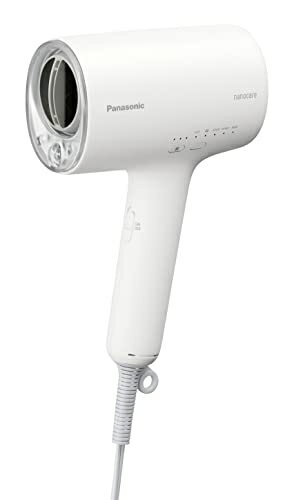 【中古】 パナソニック ヘアドライヤー ナノケア 高浸透ナノイー&ミネラル搭載 コンパクト ウォームホワイト EH-NA0J-W