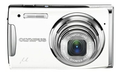 【中古】 OLYMPUS デジタルカメラ μ1060 (ミュー) ホワイト μ1060 WHT