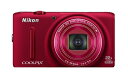 【中古】 Nikon デジタルカメラ COOLPIX S9500 光学22倍ズーム Wi-Fi対応 ヴェルヴェットレッド S9500RD