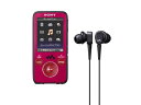 【中古】 SONY ウォークマン Sシリーズ FM付 NC機能搭載<メモリータイプ> 4GB レッド NW-S736F/R
