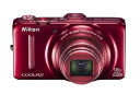 【中古】 Nikon デジタルカメラ COOLPIX (クールピクス) S9300 インペリアルレッド S9300RD