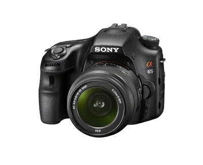【中古】 ソニー SONY ミラーレス一眼 α65 ズームレンズキット DT 18-55mm F3.5-5.6 SAM付属 SLT-A65VK
